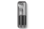 Set couverts nomades Monbento Slim Box noir