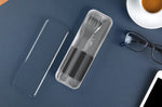 Set couverts nomades Monbento Slim Box noir