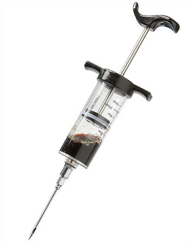 Seringue à sauce ergonomique avec aiguille inox 7.5cm