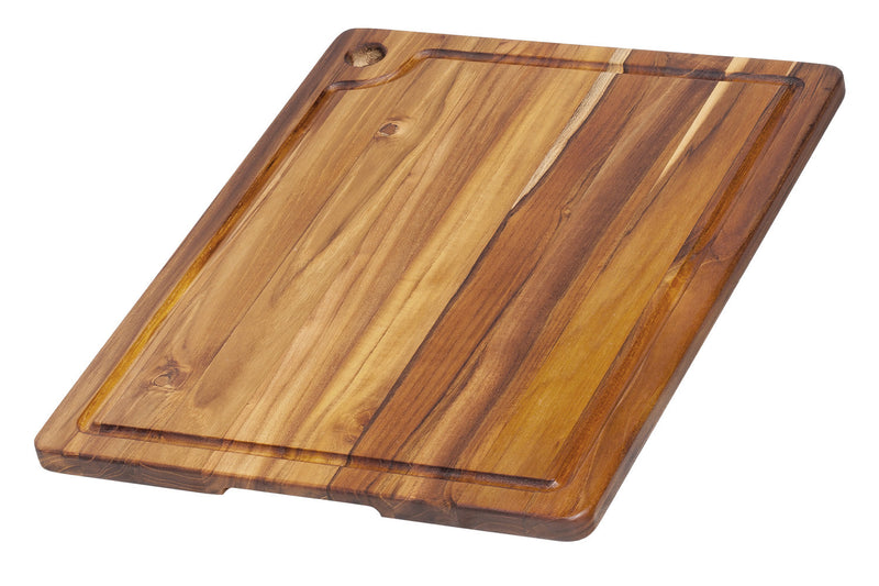 Planche à découper TeakHaus Marine en teck avec rigole 46x36x2cm