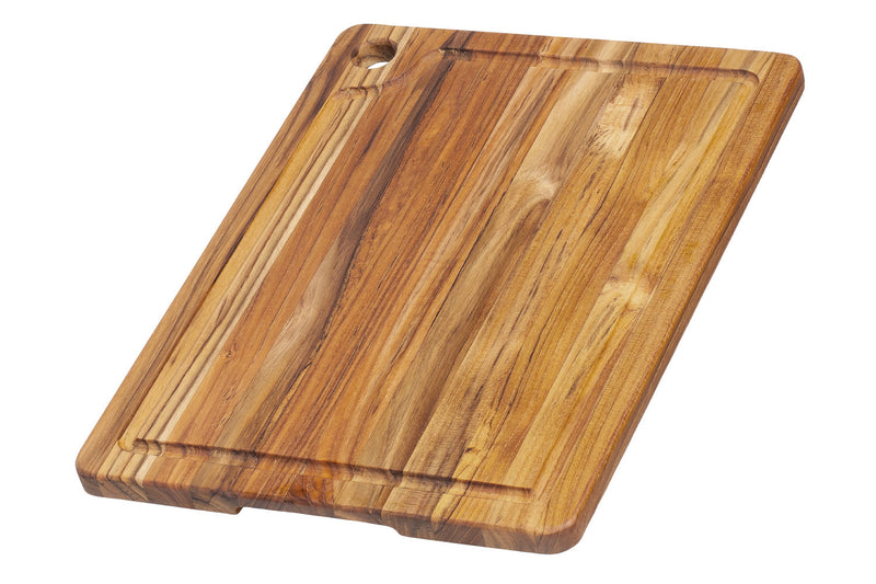 Planche à découper TeakHaus Marine en teck avec rigole 41x30,5x2cm