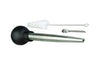 Poire à jus ergonomique 2 embouts inox + goupillon de nettoyage