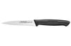 Couteau d'office Bargoin Creative Chef lame dentelée 10cm manche surmoulé noir