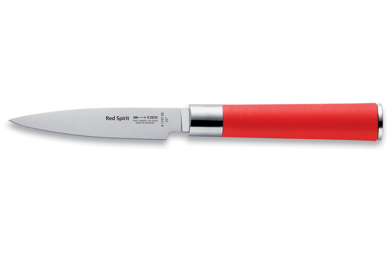 Couteau d'office DICK Red Spirit acier inoxydable 9cm manche rouge