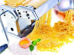 Machine à pâtes ergonomique et manuelle en inox - 9 positions