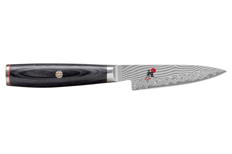 Couteau d'office japonais Miyabi 5000FCD lame 9cm damas 48 couches manche pakkawood