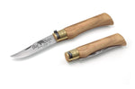 Couteau artisanal Old Bear L lame inox 9cm manche olivier avec virole