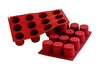 Moule en silicone professionnel Silikomart Silicon Flex 300x175mm 12 cylindres