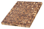Billot de cuisine TeakHaus en teck avec rigole 61x45X3,8cm