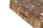 Billot de cuisine TeakHaus en teck avec rigole 52x36x6,4cm