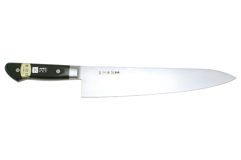 Couteau de chef 27cm Japan Kanetsune acier carbone 2N