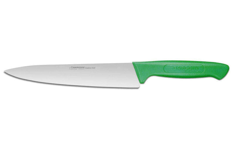 Couteau de chef Bargoin Creative Chef 20cm manche surmoulé vert