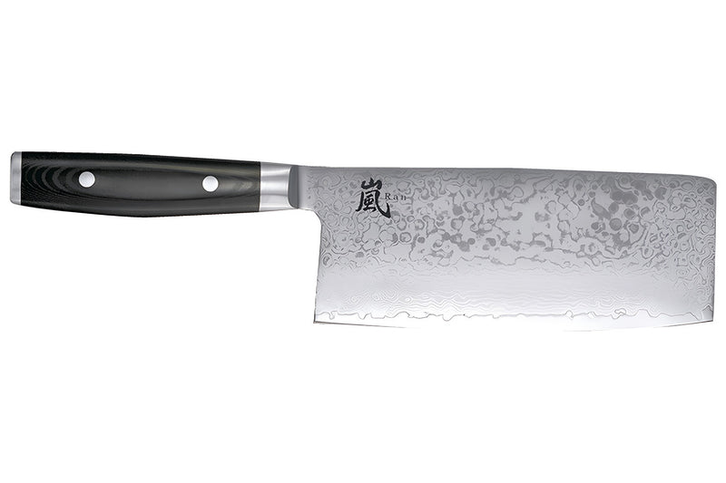 Couteau de chef chinois japonais Yaxell RAN lame 19cm damas 69 couches