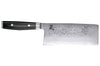Couteau de chef chinois japonais Yaxell RAN lame 19cm damas 69 couches