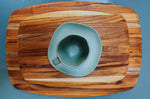 Planche à découper TeakHaus Elegant en teck 36x24x1,5cm