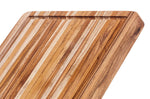 Planche à découper TeakHaus Tradition en teck avec rigole 41x31x3,8cm
