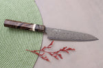 Couteau universel 14cm japonais artisanal Nigara Hamono Anmon Damascus SG2