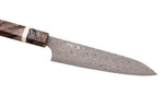 Couteau universel 14cm japonais artisanal Nigara Hamono Anmon Damascus SG2
