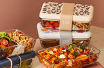 Lunch box en verre Monbento x Pyrex® Pure 600ml léopard