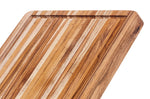 Planche à découper TeakHaus Tradition en teck avec rigole 51x38x3,8cm