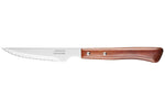 Coffret de 4 couteaux à steak/pizza Arcos lame dentelée 11cm manche en bois de hêtre compressé