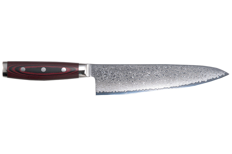 Couteau de chef japonais Yaxell SUPERGOU lame 20cm damas 161 couches