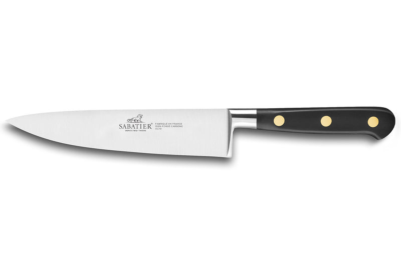 Couteau de chef SABATIER Idéal Carbone 100% forgé lame 15cm