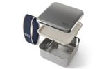 Lunch box en inox Monbento Sense L bleu 1L pour micro-ondes