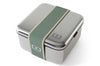 Lunch box en inox Monbento Sense L vert 1L pour micro-ondes