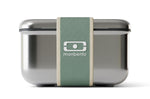 Lunch box en inox Monbento Sense L vert 1L pour micro-ondes