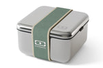 Lunch box en inox Monbento Sense L vert 1L pour micro-ondes