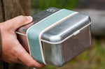 Lunch box en inox Monbento Sense L vert 1L pour micro-ondes