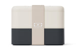 Lunch box compartimentée Monbento Flex 1L Graphic léopard avec couverts