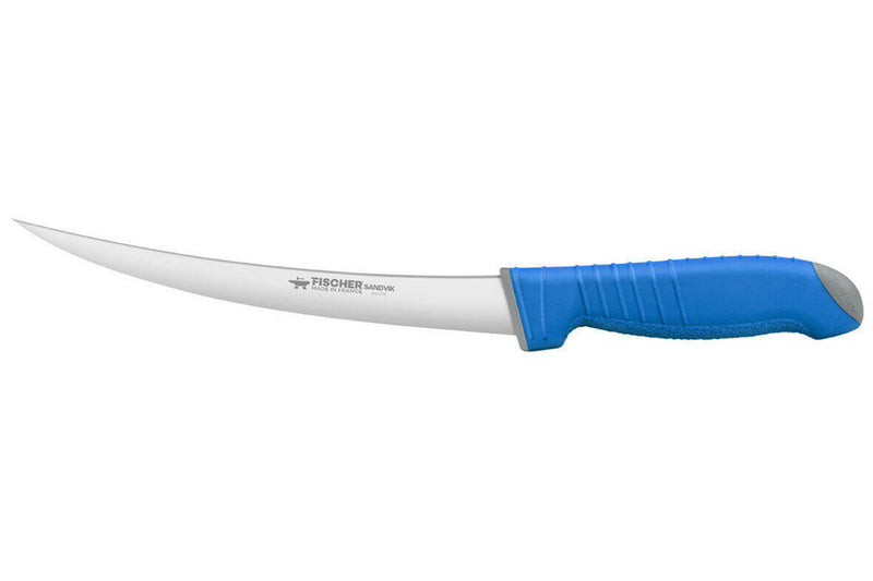 Couteau filet de sole courbé 19cm Fischer SWE-STEEL manche ultra confort