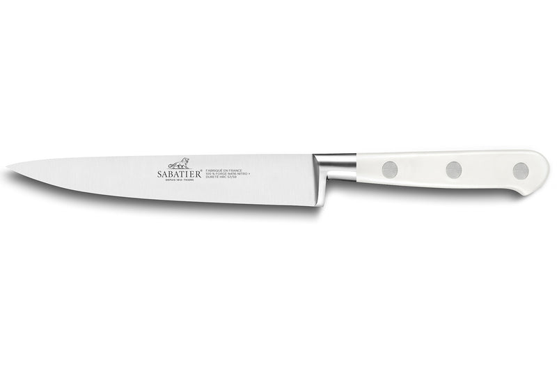 Couteau filet de sole flexible Sabatier Toque blanche 100% forgé 20cm