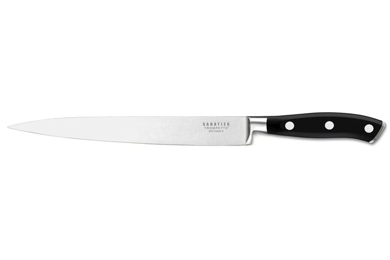 Couteau filet de sole flexible Sabatier Trompette Vulcano 18cm 3 rivets