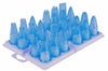 Assortiment de 24 douilles pour pâtisserie/cuisine polycarbonate bleu
