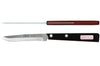 Couteau de table GÜDE Universel 10cm micro-denté manche noir/rouge