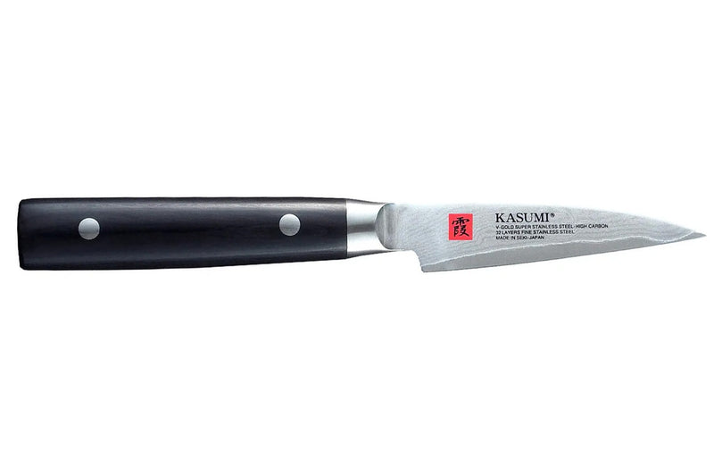 Couteau d'office japonais Kasumi Standard lame damas 8cm