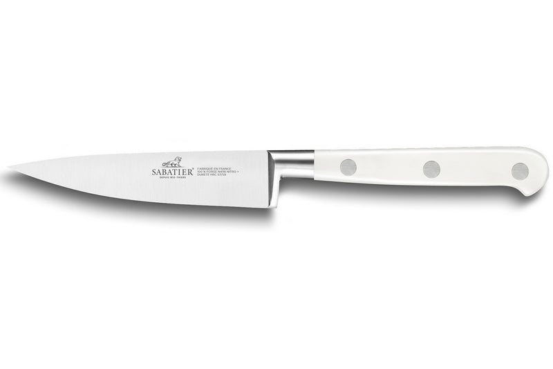 Couteau d'office Sabatier Toque blanche 100% forgé 10cm