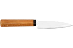 Couteau office + légumes KAI lame 9cm manche cerisier + étui protecteur