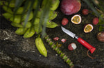 Couteau Opinel Baroudeur n°08 lame 8,5cm manche rouge