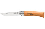 Couteau Opinel Tradition Carbone n°07 lame 8cm manche hêtre avec virole tournante