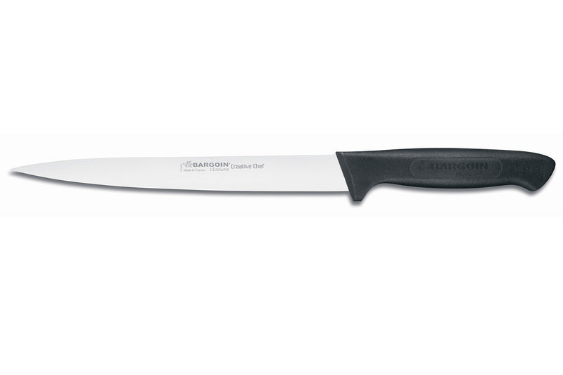 Couteau filet de sole Bargoin Creative Chef 17cm manche surmoulé noir