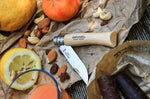 Couteau opinel traditionnel n°7 lame 8cm virole tournante manche en hêtre