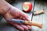 Couteau opinel traditionnel n°8 lame 8.5cm virole tournante manche en hêtre