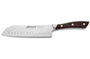Couteau Santoku forgé Arcos Natura alvéolé 18cm palissandre