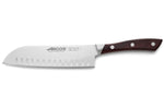 Couteau Santoku forgé Arcos Natura alvéolé 18cm palissandre
