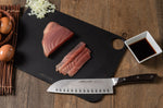 Couteau Santoku forgé Arcos Natura alvéolé 18cm palissandre