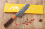 Couteau bunka 17cm japonais artisanal Yuzo Akira Tsuchime VG10